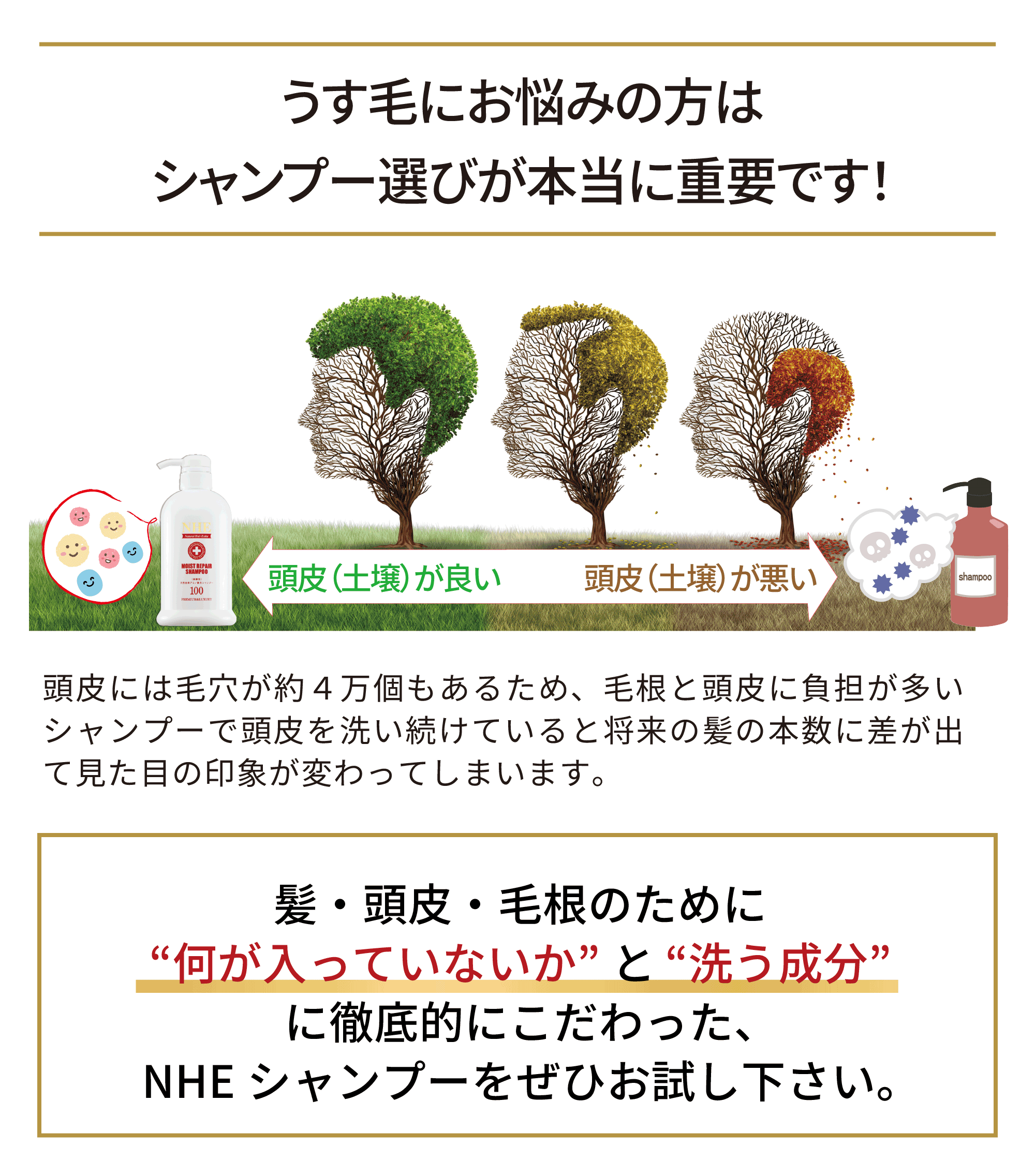 NHEモイストリペアシャンプー